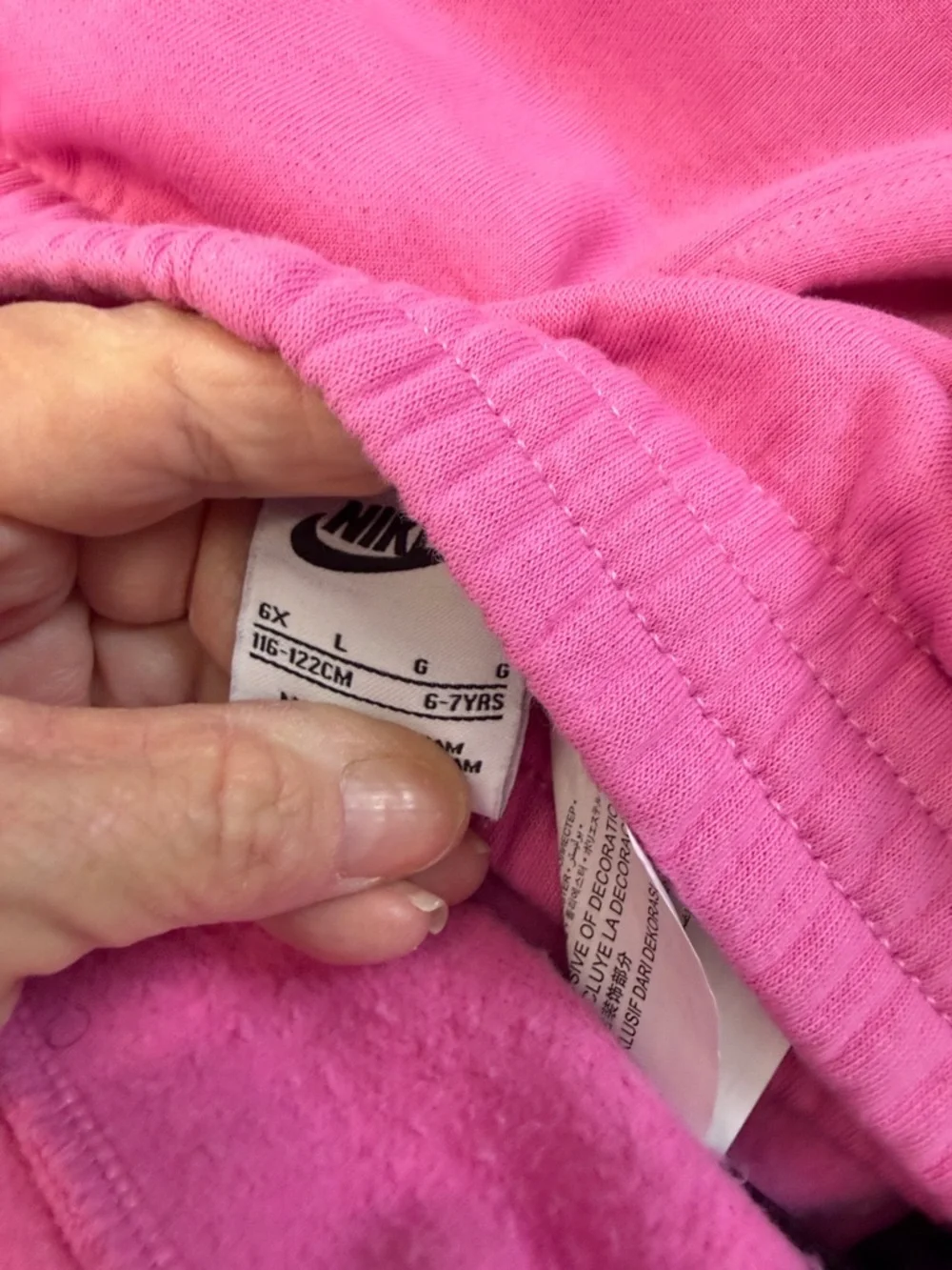 Girls Nike Pink Hoodie and Jogger Set - Picture 9 of 9